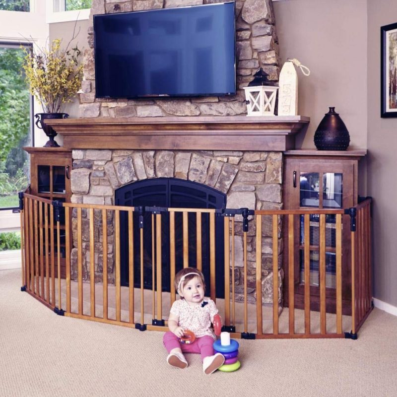 baby gate for the fireplace